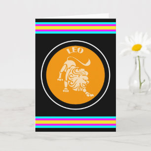 Tarjeta de felicitación de Leo