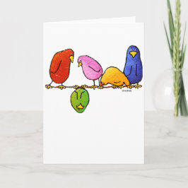 Tarjeta de felicitación de LimbBirds