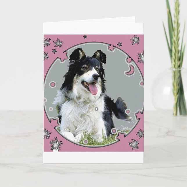 Tarjeta de felicitación de línea de borde (Anverso)