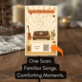 Tarjeta de felicitación de lista de reproducción d