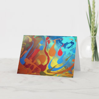 Tarjeta de felicitación de llamadas