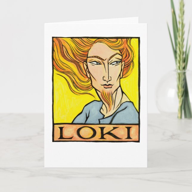 Tarjeta de felicitación de Loki (Anverso)