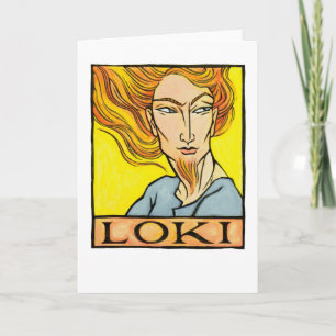 Tarjeta de felicitación de Loki