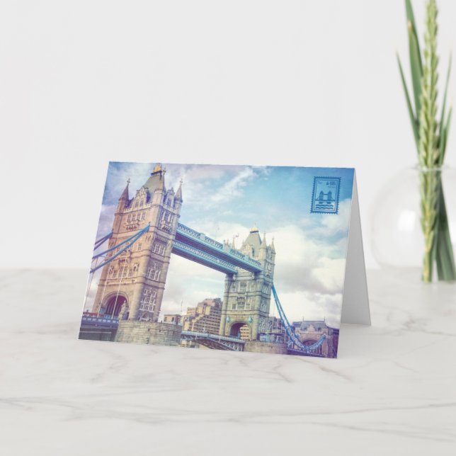 Tarjeta de felicitación de LONDRES BRIDGES (Anverso)