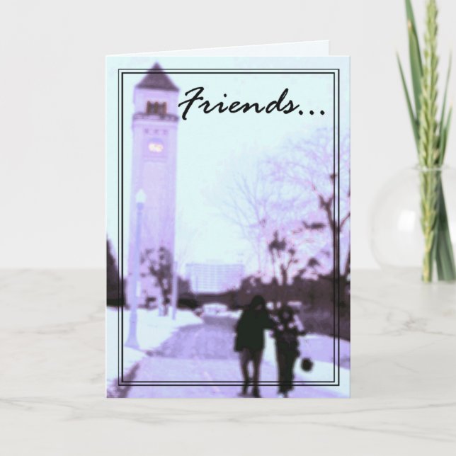 Tarjeta de felicitación de los amigos 1 (Anverso)