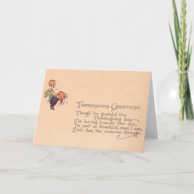 Tarjeta de felicitación de los amigos de la acción (Anverso)