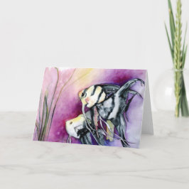 Tarjeta de felicitación de los ángeles