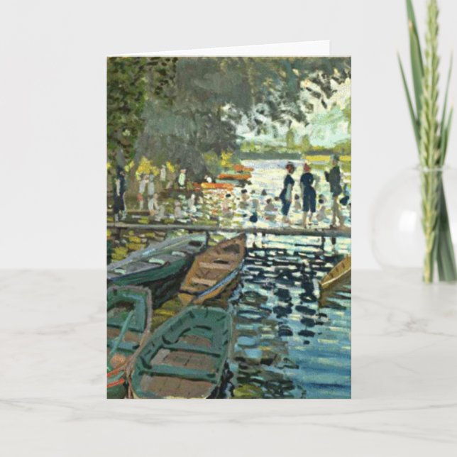 Tarjeta de felicitación de los bañistas (Anverso)