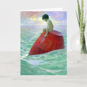 Tarjeta de felicitación de los bebés del agua 1