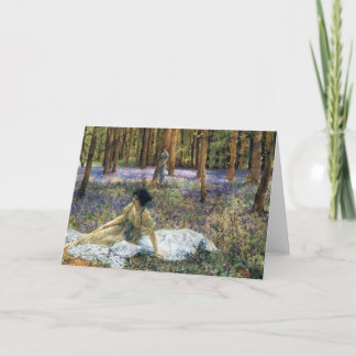 Tarjeta de felicitación de los Bluebells de