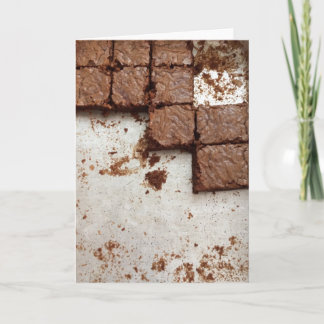 Tarjeta de felicitación de los "brownie que