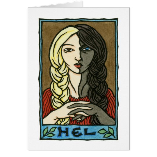 Tarjeta de felicitación de los Hel