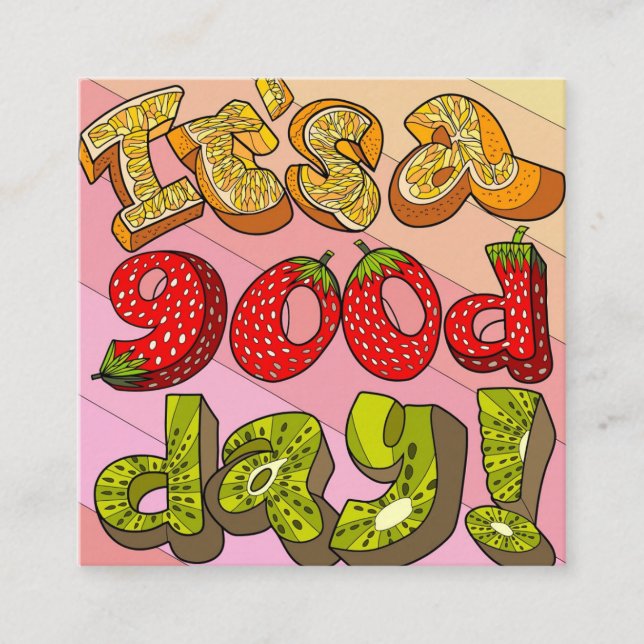 Tarjeta de felicitación de los mejores deseos (Anverso)