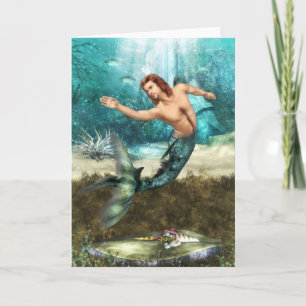 Tarjeta de felicitación de los Mermen