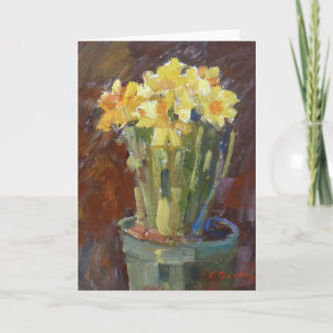 Tarjeta de felicitación de los "narcisos"