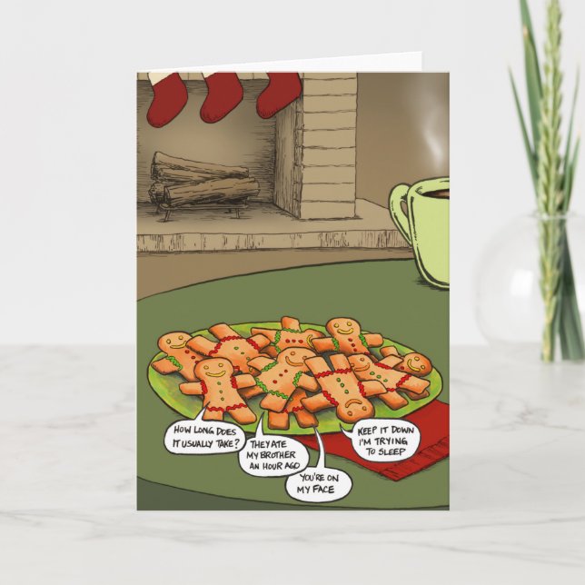 Tarjeta de felicitación de los Navidades de vacaci (Anverso)