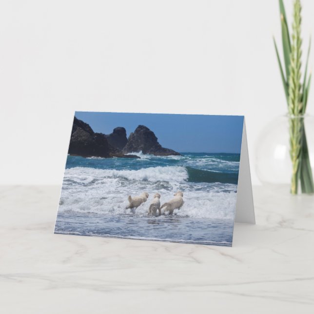 Tarjeta de felicitación de los recuperadores de or (Anverso)