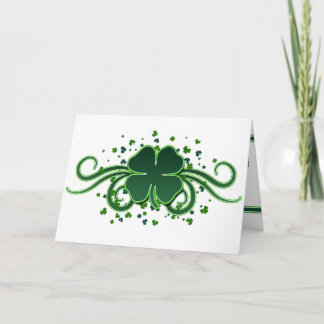 Tarjeta de felicitación de los remolinos del