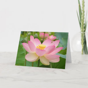 Tarjeta de felicitación de Lotus Blossum