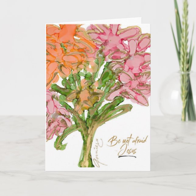 Tarjeta de felicitación de Lovitude Be Not Afraid (Anverso)