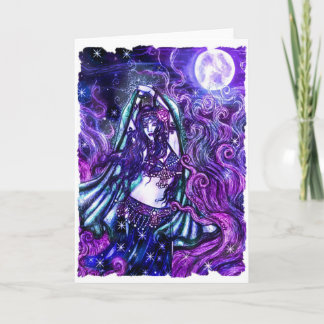 Tarjeta de felicitación de Luna