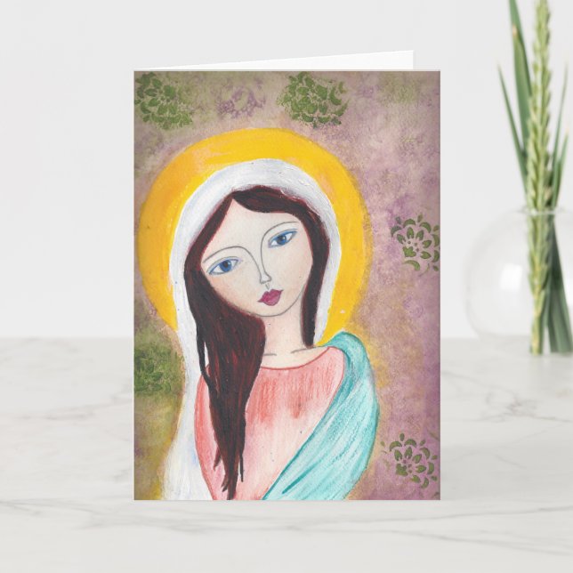 Tarjeta de felicitación de Madonna (Anverso)