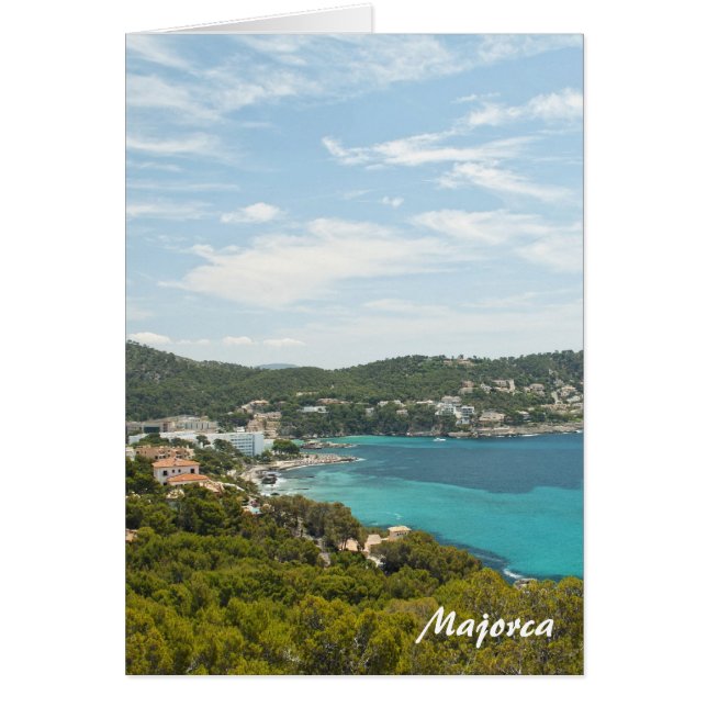 Tarjeta de felicitación de Mallorca (Frente)