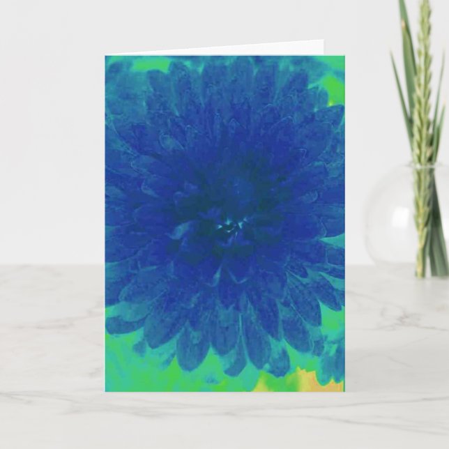 Tarjeta de felicitación de Mamá azul (Anverso)