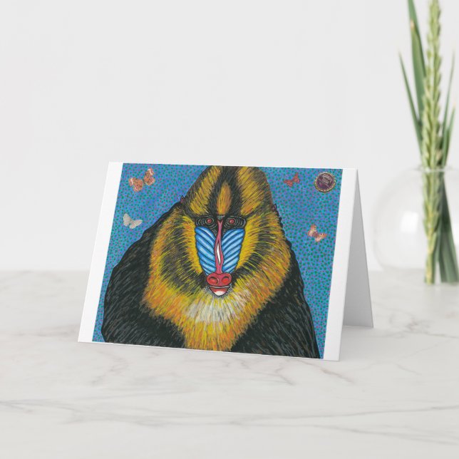 Tarjeta de felicitación de Mandrill (Anverso)