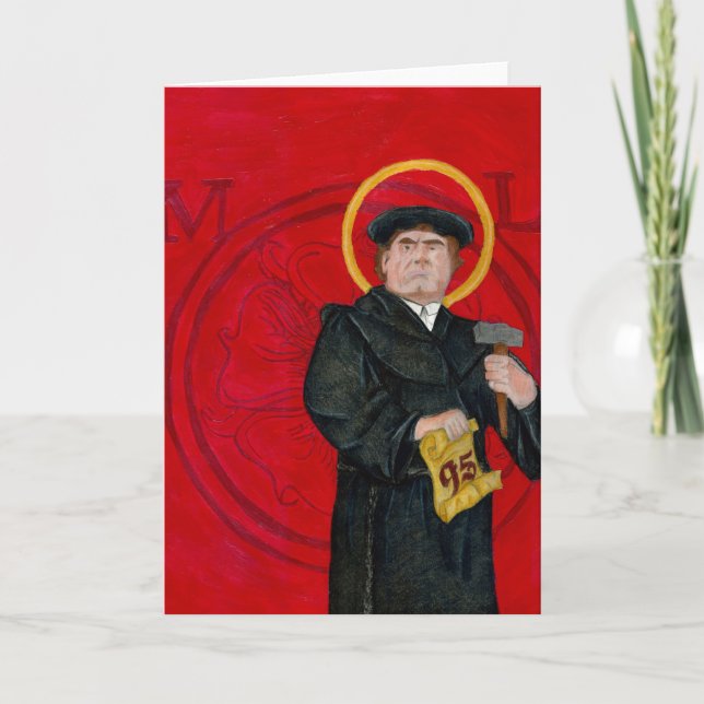 Tarjeta de felicitación de Martin Luther (Anverso)