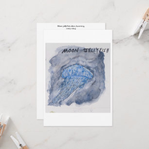 Tarjeta de felicitación de medusa