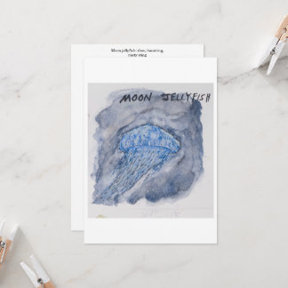 Tarjeta de felicitación de medusa