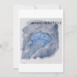 Tarjeta de felicitación de medusas