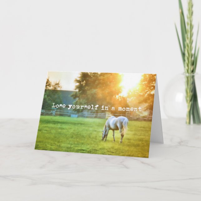 Tarjeta de felicitación de MIST por la noche (Anverso)