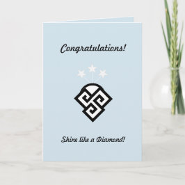 Tarjeta de Felicitación de Moda