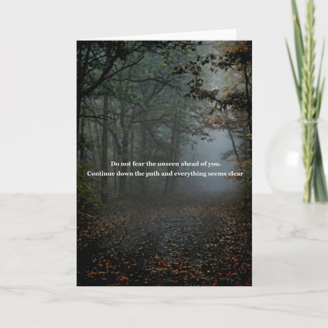 tarjeta de felicitación de motivación (Anverso)