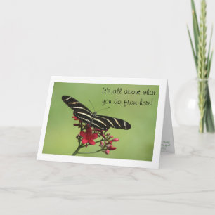 Tarjeta de felicitación de motivación con