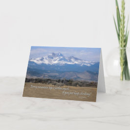 Tarjeta de felicitación de Motivation Mountain