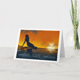 Tarjeta de felicitación de Moyer's Mermaids
