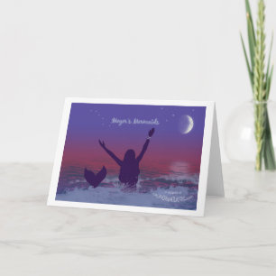 Tarjeta de felicitación de Moyer's Mermaids
