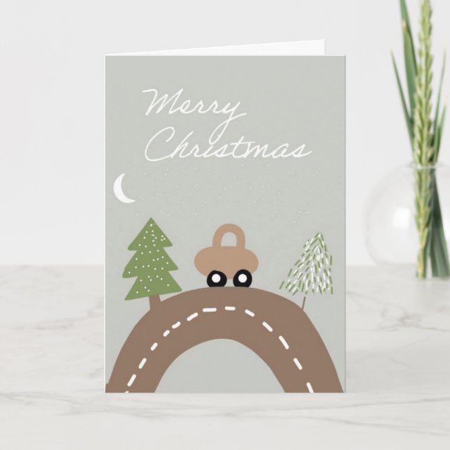 Tarjeta de felicitación de Navidad (Anverso)