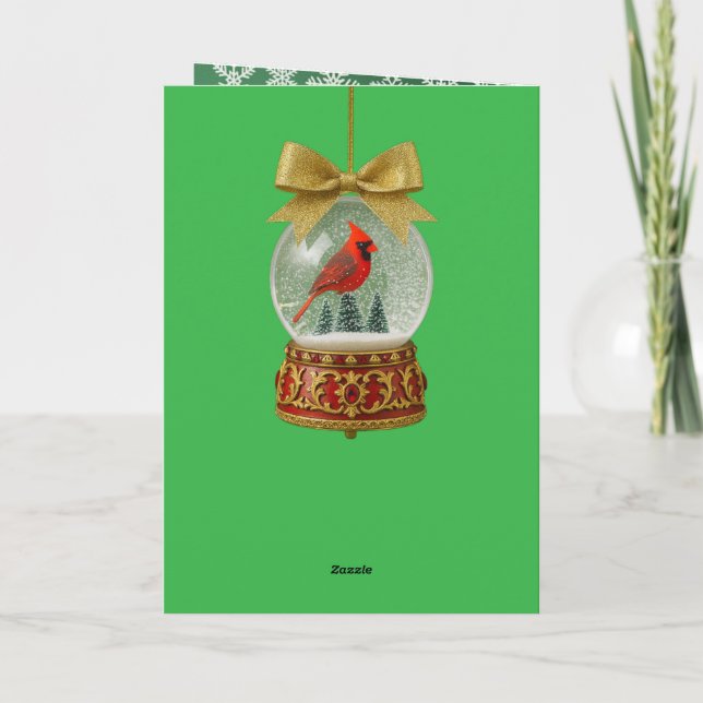 Tarjeta de Felicitación de Navidad (Reverso)