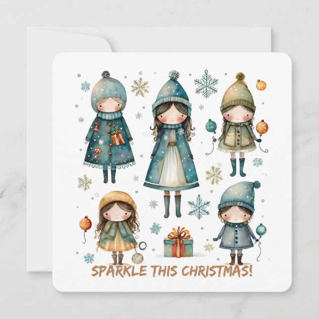 Tarjeta de Felicitación de Navidad (Anverso)