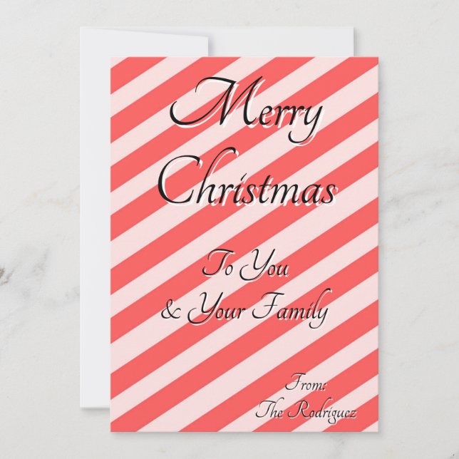 TARJETA DE FELICITACIÓN DE NAVIDAD (Anverso)