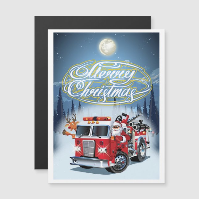 Tarjeta de felicitación de Navidad (Anverso/Reverso)