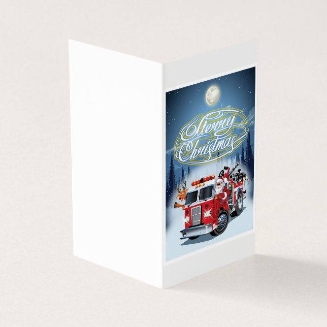 Tarjeta de felicitación de Navidad (Exterior)