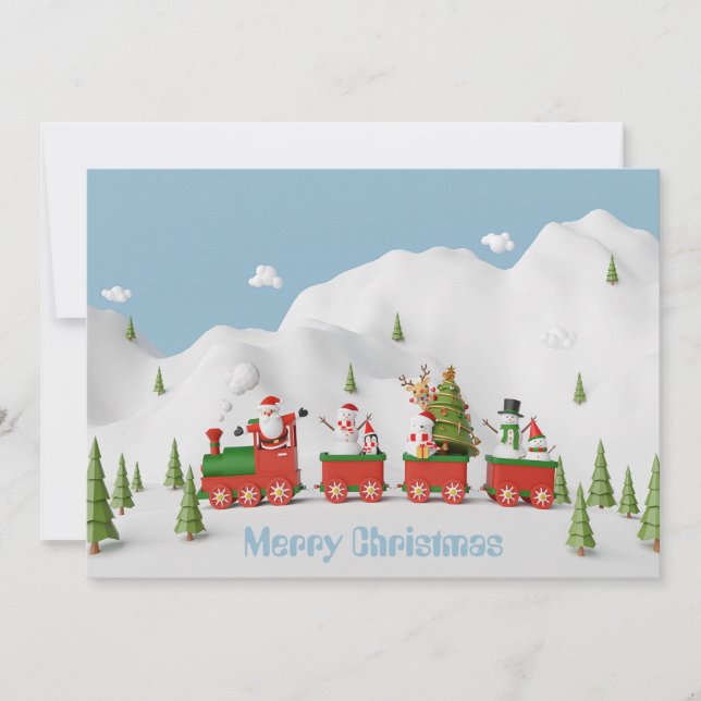 Tarjeta de felicitación de navidad (Anverso)