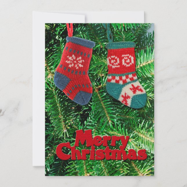 tarjeta de felicitación de navidad (Anverso)