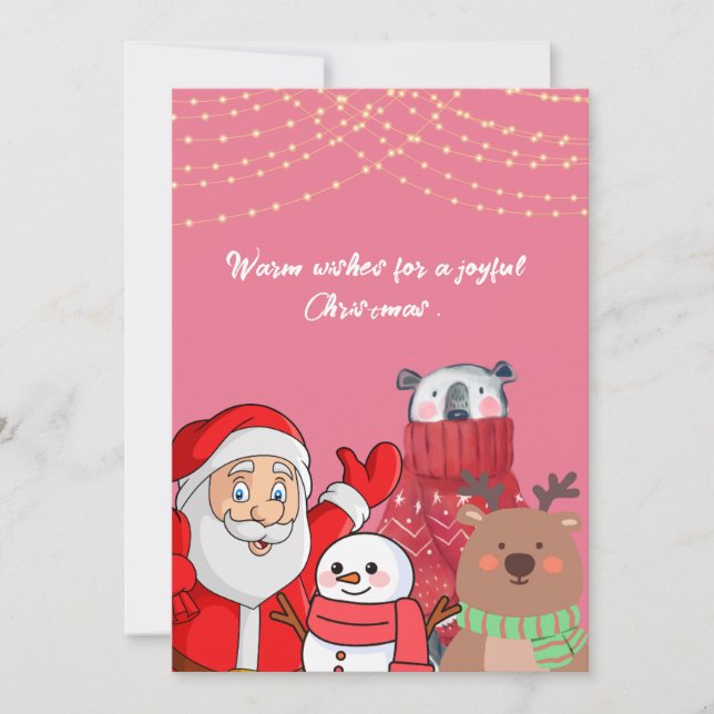 Tarjeta de Felicitación de Navidad  (Anverso)