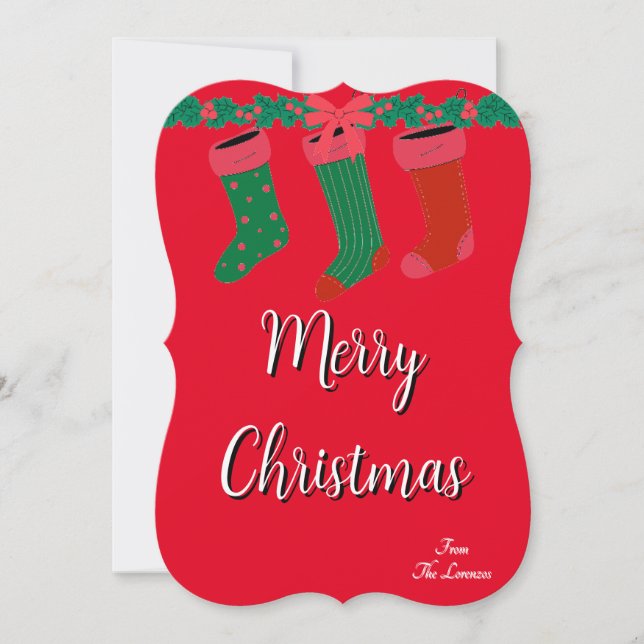 Tarjeta de Felicitación de Navidad (Anverso)
